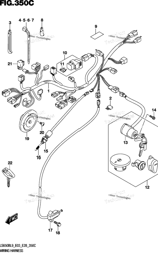 Wiring Harness (Ls650bl9 E33)