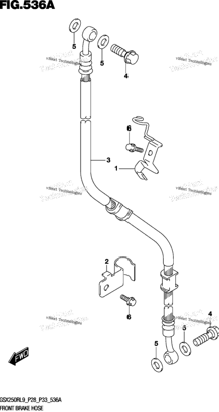 Front Brake Hose