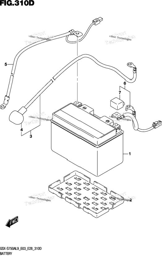 Battery (Gsx-S750yal9 E28)