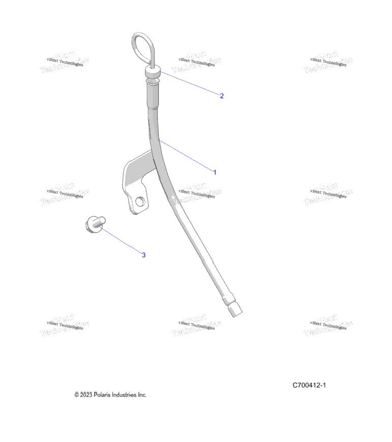 Engine, Dipstick R24rred4ja