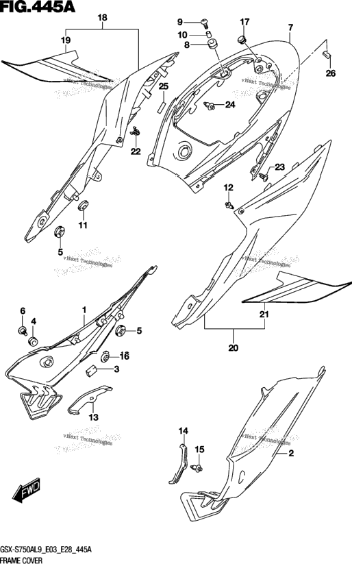Frame Cover (Gsx-S750zl9 E03)
