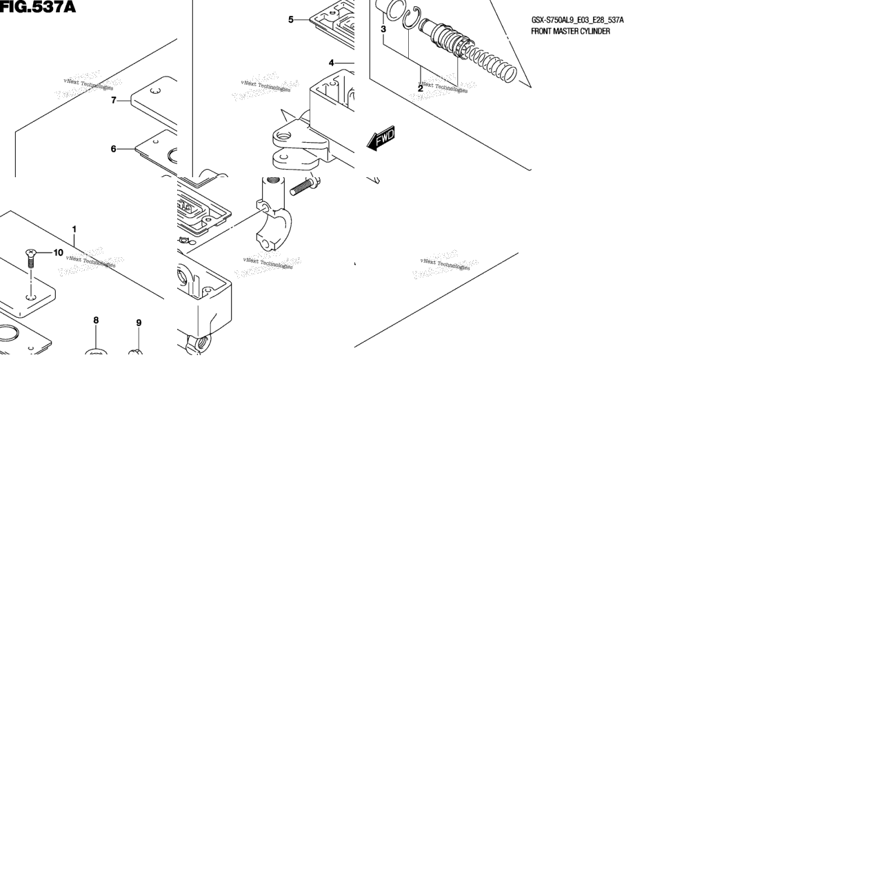 Front Master Cylinder