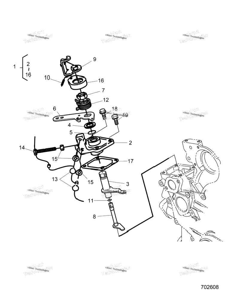 Engine, Speed Control Plate R24rred4ja