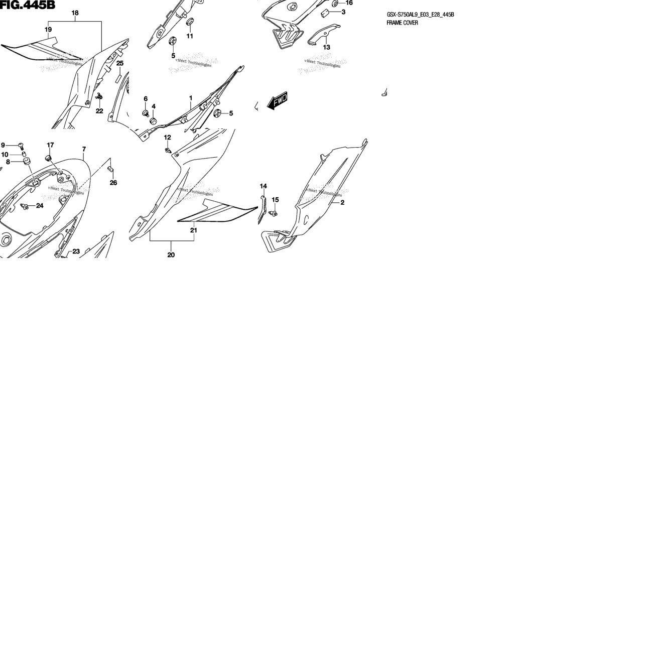 Frame Cover (Gsx-S750zl9 E33)