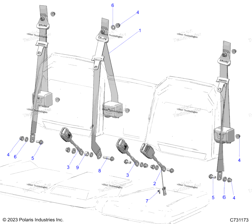 Body, Seat Belt And Mounting