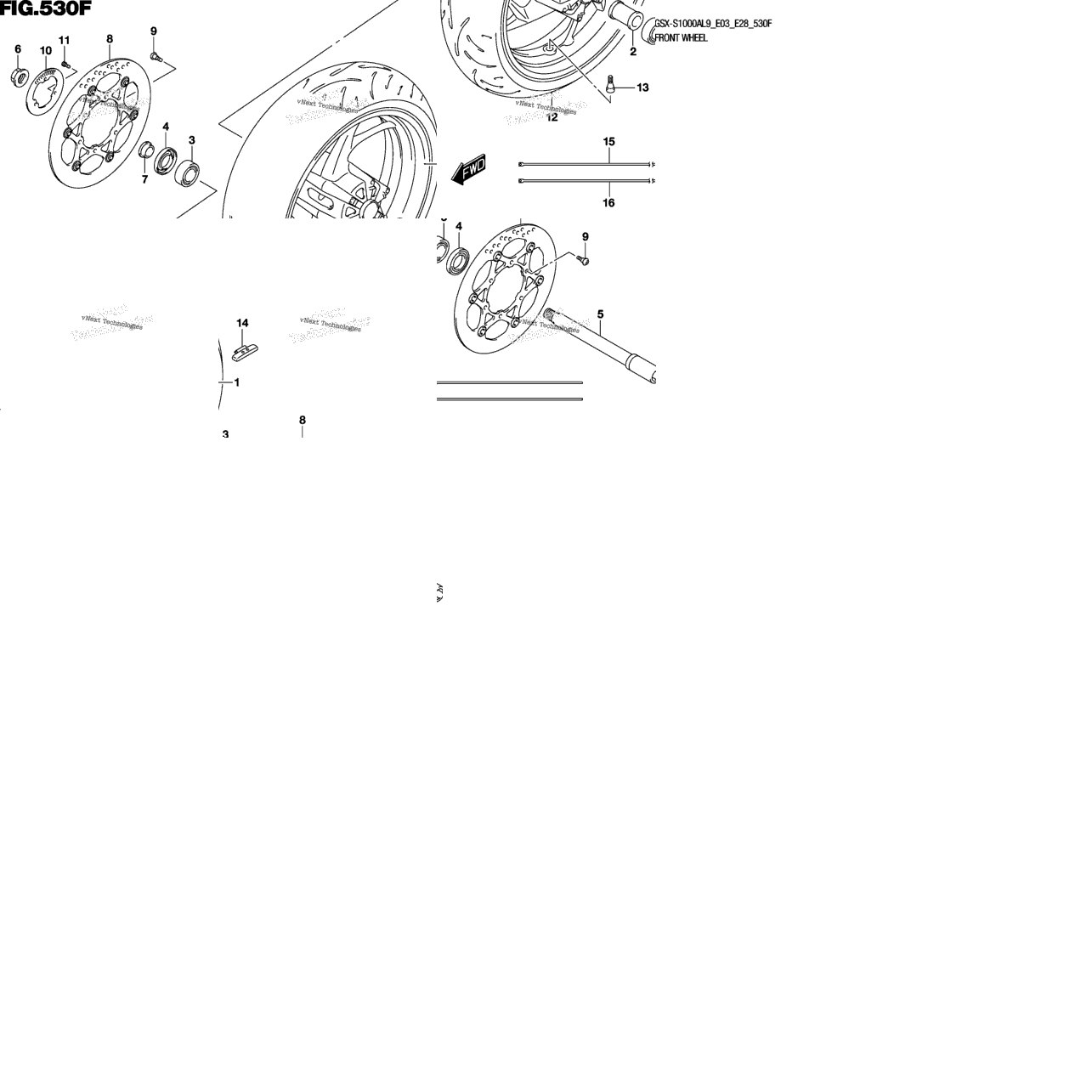 Front Wheel (Gsx-S1000yal9 E33)