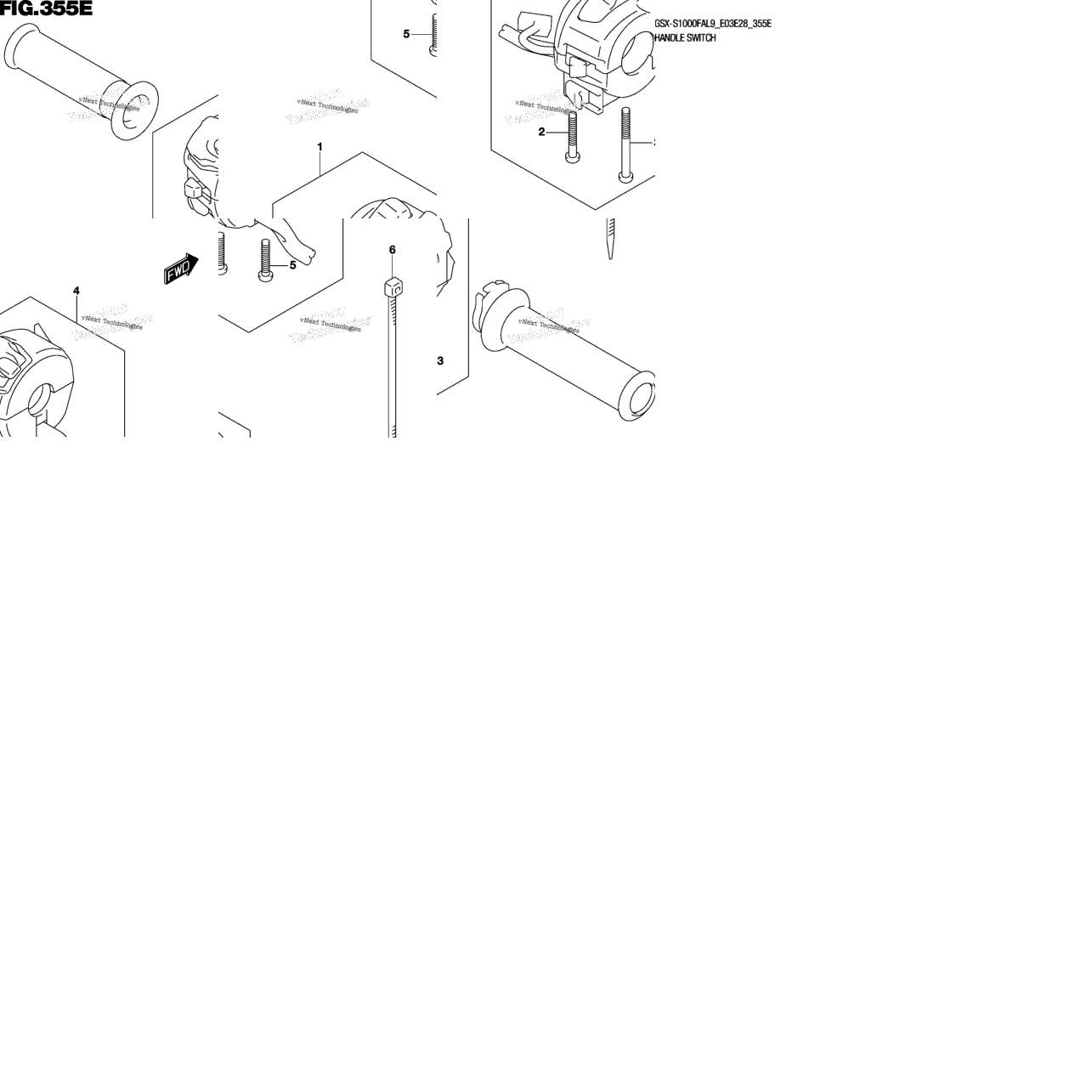 Handle Switch (Gsx-S1000fyal9 E28)