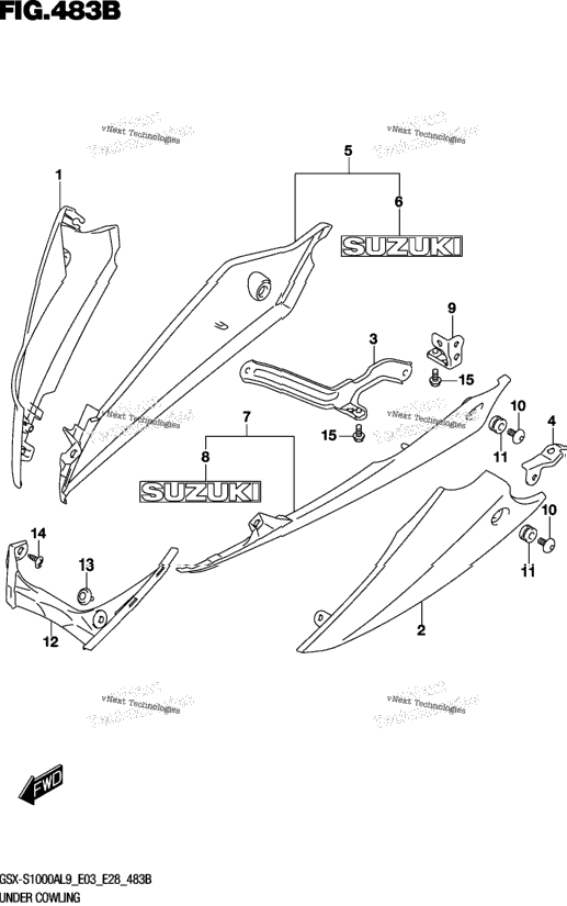 Under Cowling (Gsx-S1000al9 E28)