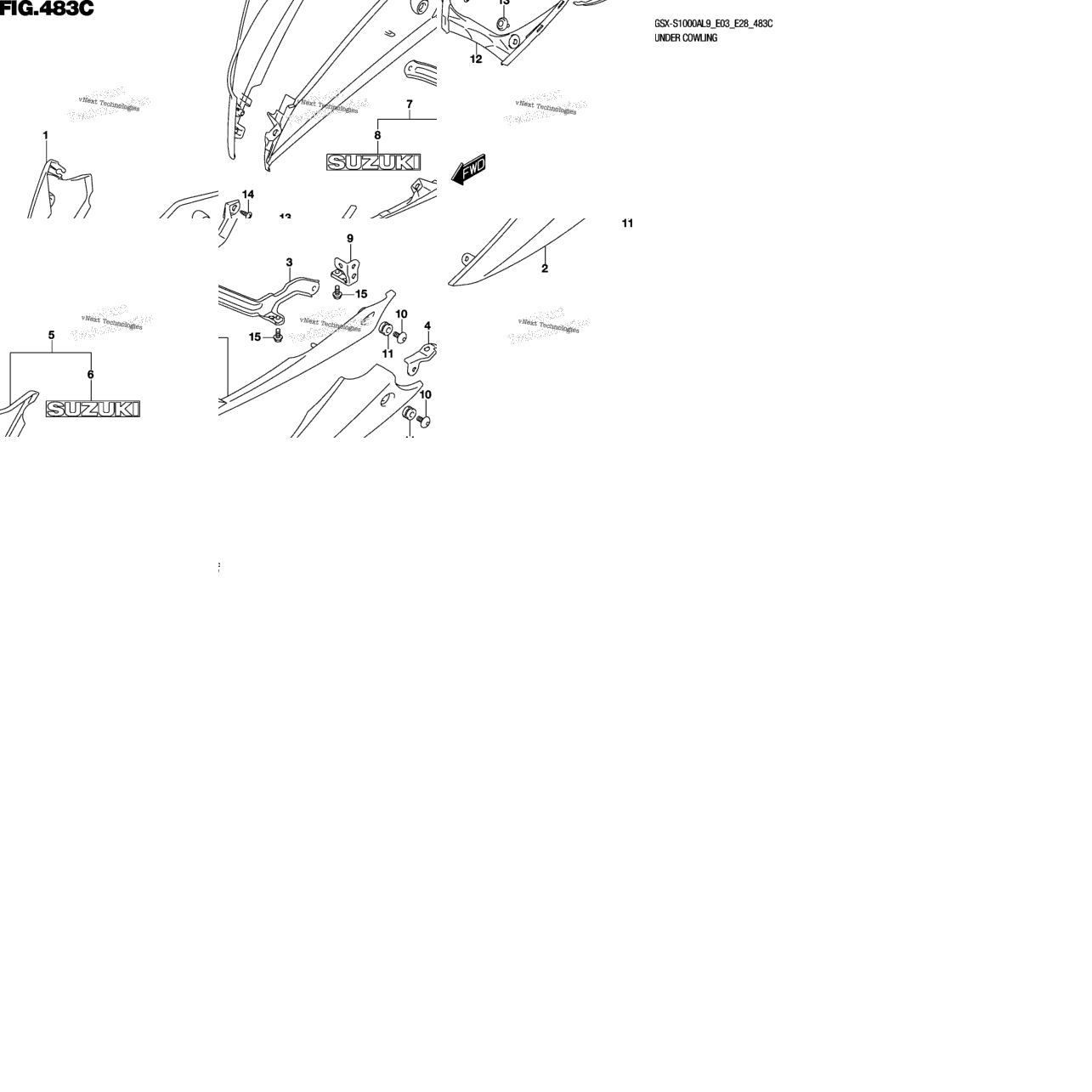 Under Cowling (Gsx-S1000al9 E33)