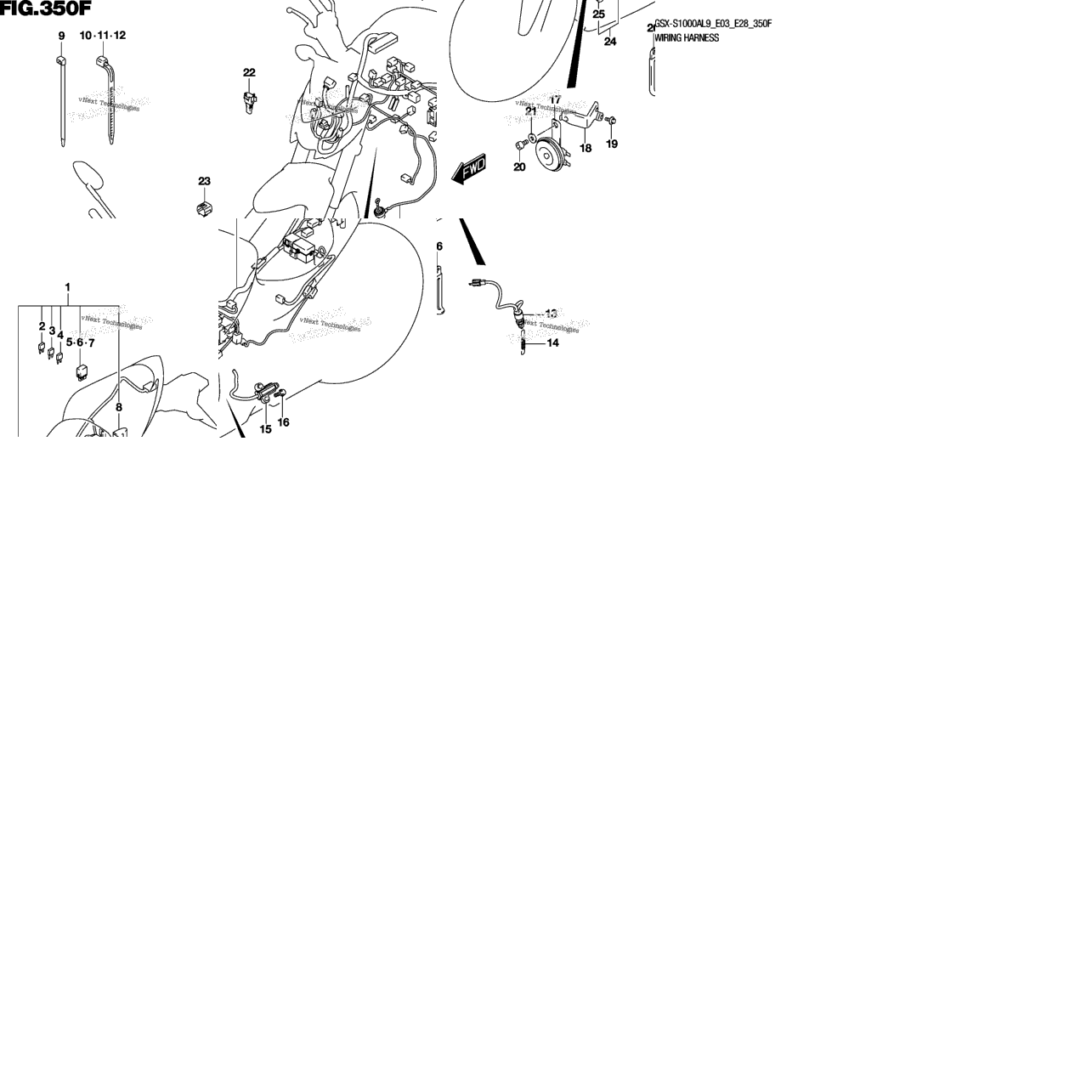 Wiring Harness (Gsx-S1000yal9 E33)