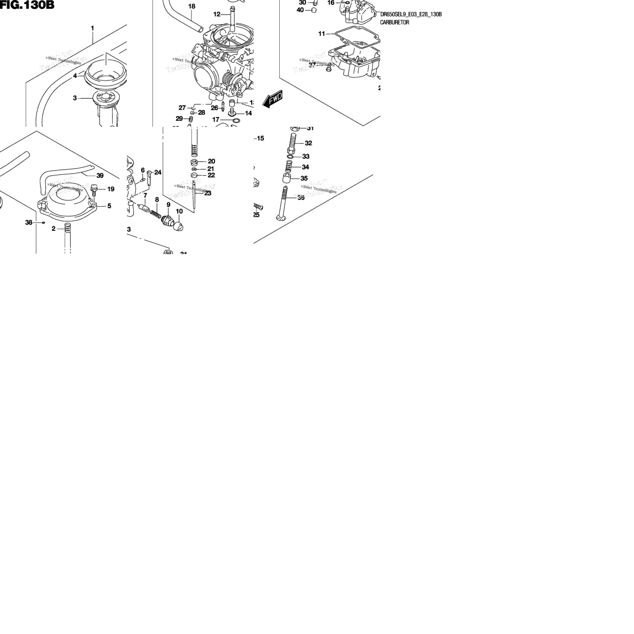 Carburetor (Dr650sel9 E28)
