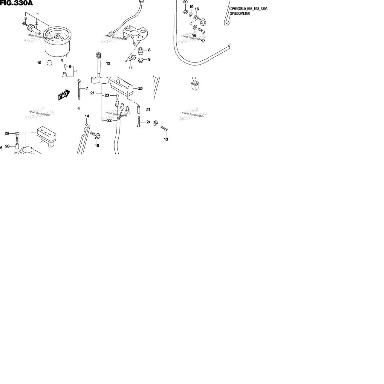 Speedometer (Dr650sel9 E03)