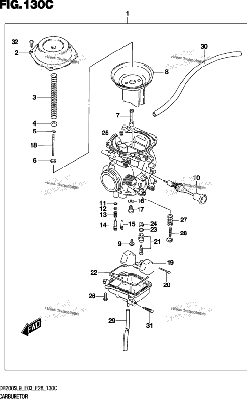Carburetor (Dr200sl9 E33)