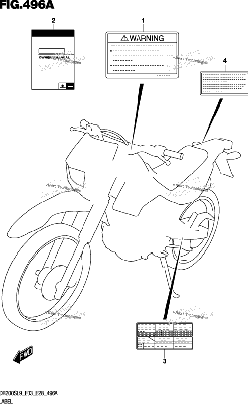 Label (Dr200sl9 E03)