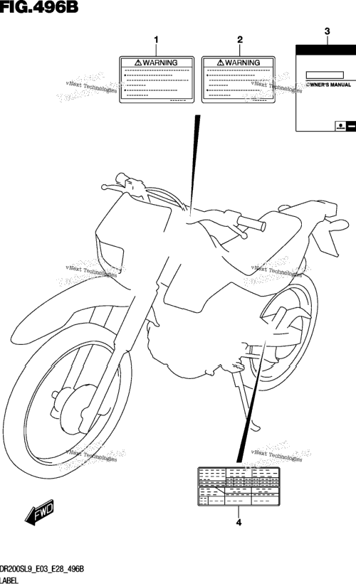Label (Dr200sl9 E28)