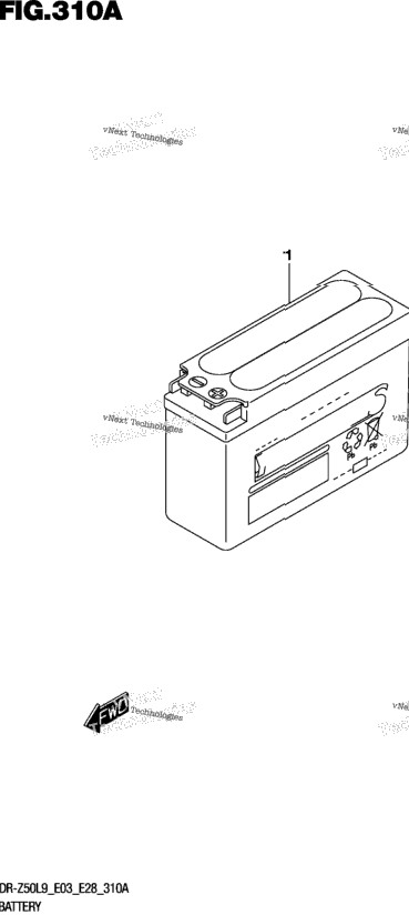Battery (Dr-Z50l9 E03)
