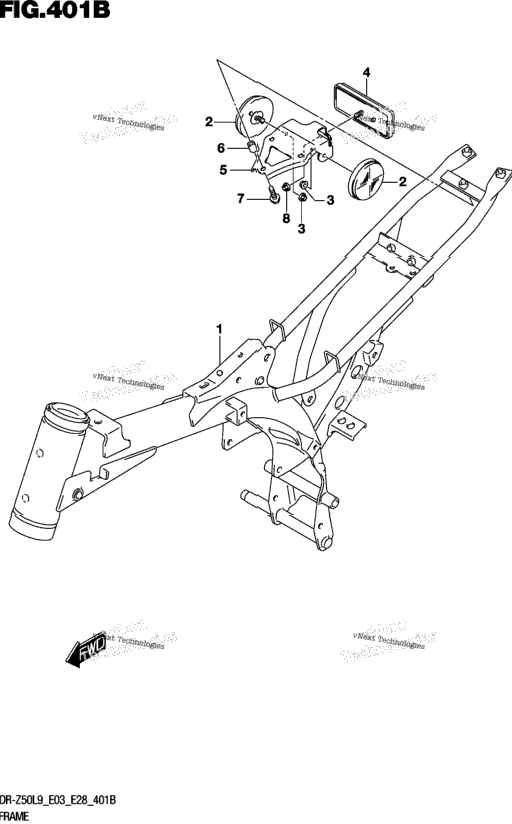 Frame (Dr-Z50l9 E28)
