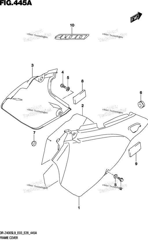 Frame Cover (Dr-Z400sl9 E03)
