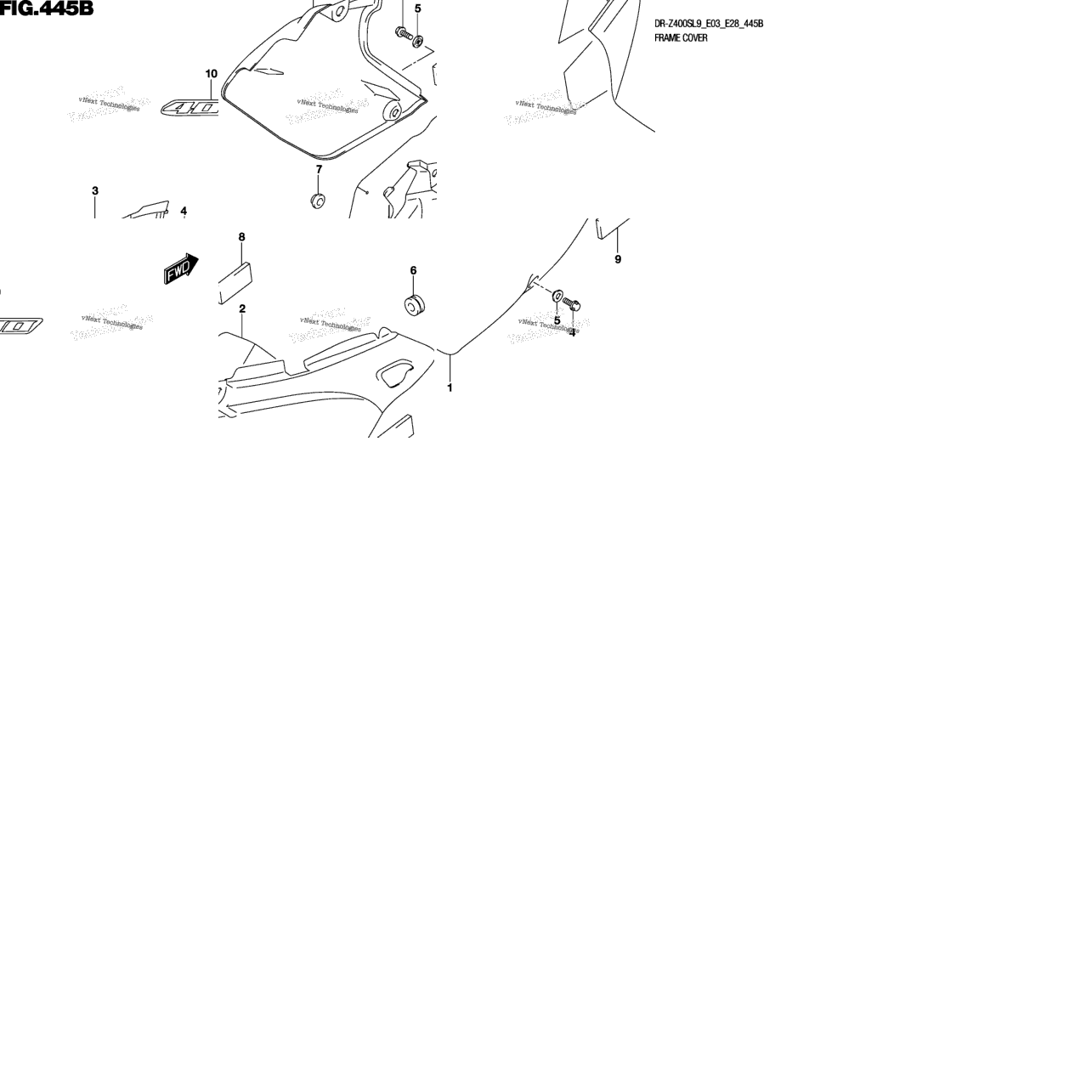 Frame Cover (Dr-Z400sl9 E28)