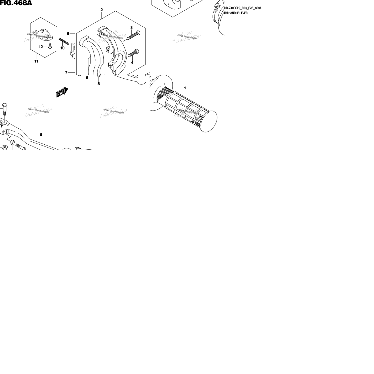 Rh Handle Lever