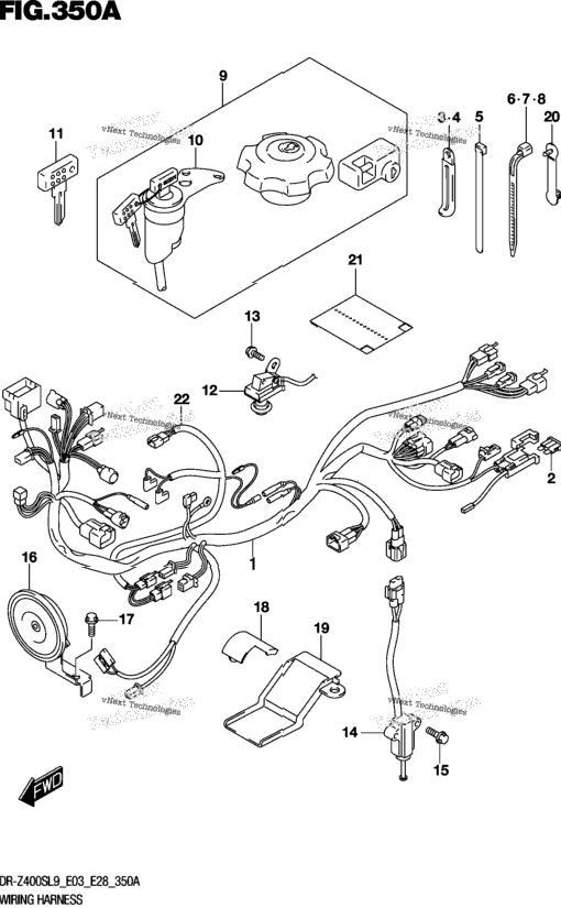 Wiring Harness (Dr-Z400sl9 E03)