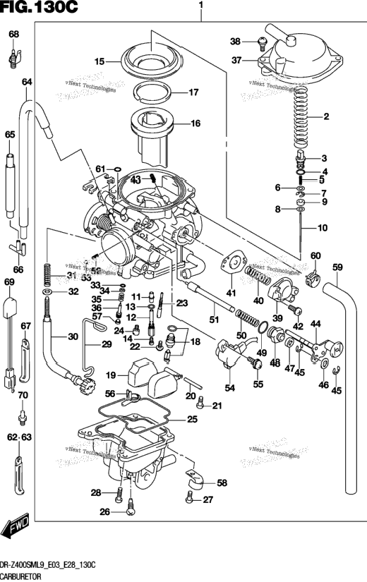 Carburetor (Dr-Z400sml9 E33)