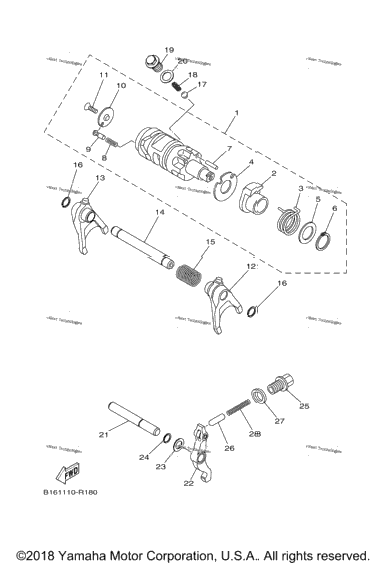 Shift Cam Fork