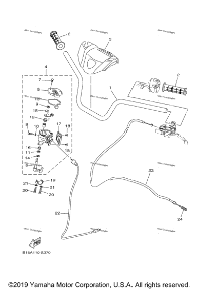 Steering Handle Cable