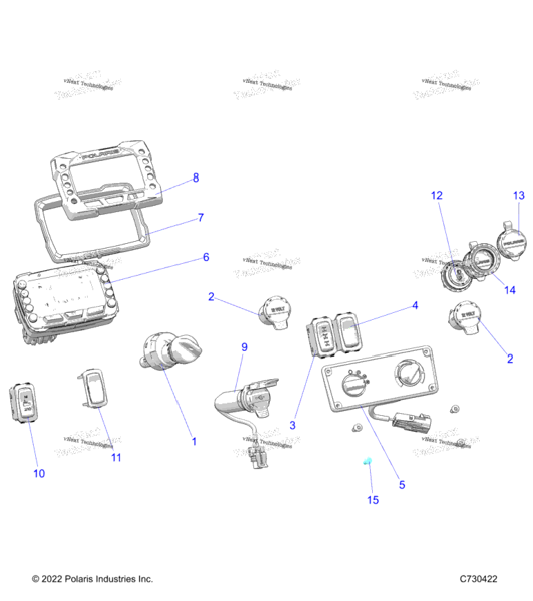 Electrical, Dash Instruments