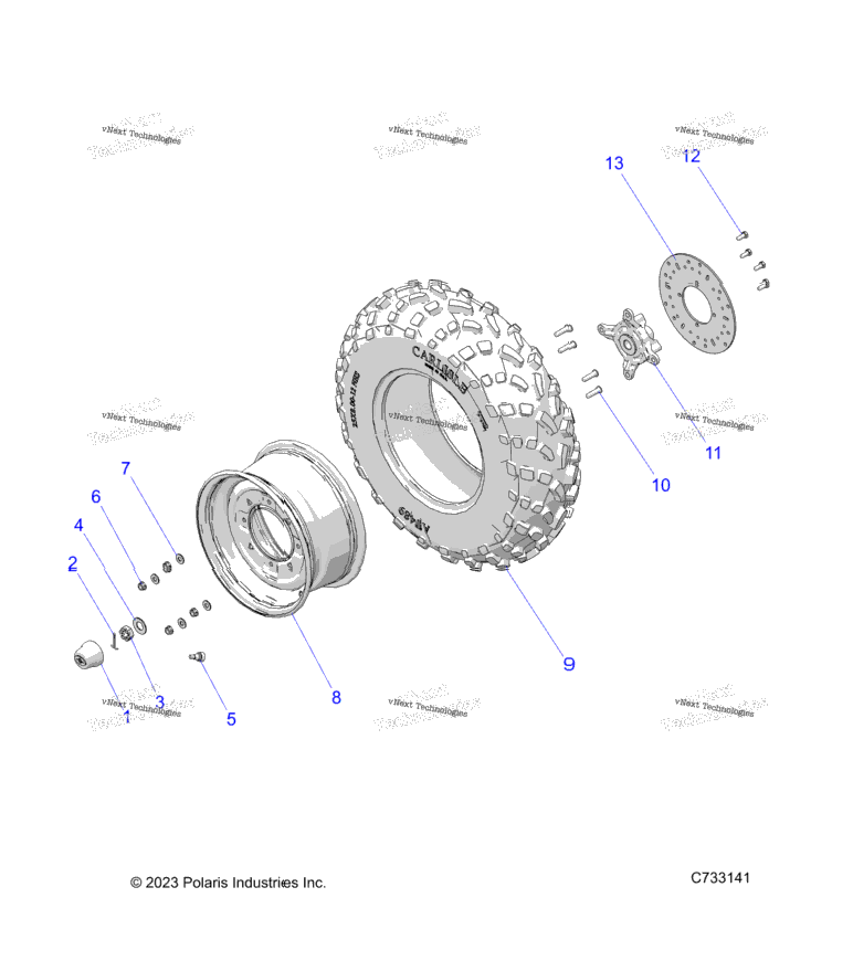 Wheels, Front, Steel R24maa57p1