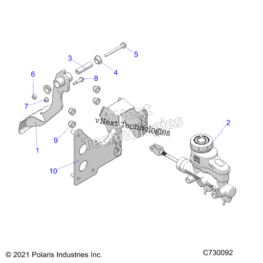 Brakes, Pedal And Master Cylinder R
