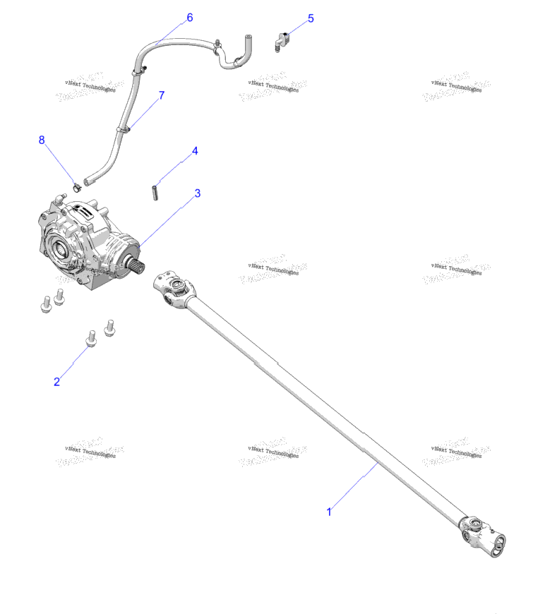 Drive Train, Front Gearcase Mounting