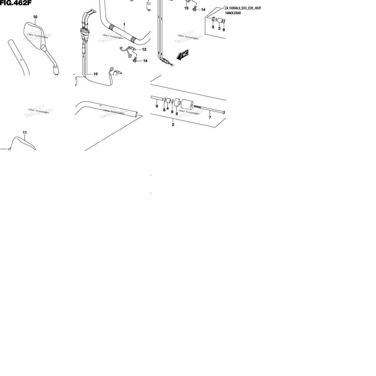 Handlebar (Dl1000al9 E33)