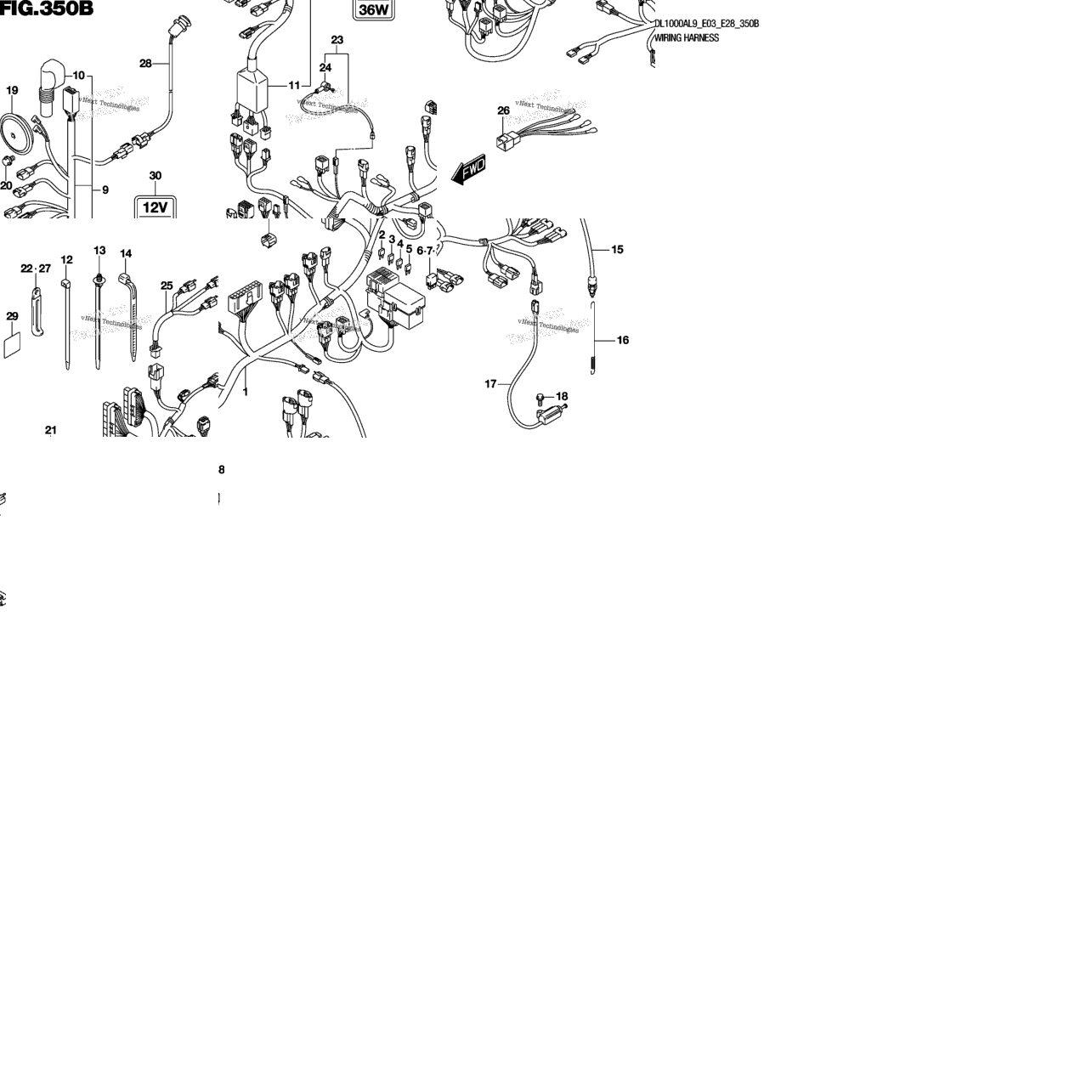 Wiring Harness (Dl1000xal9 E28)