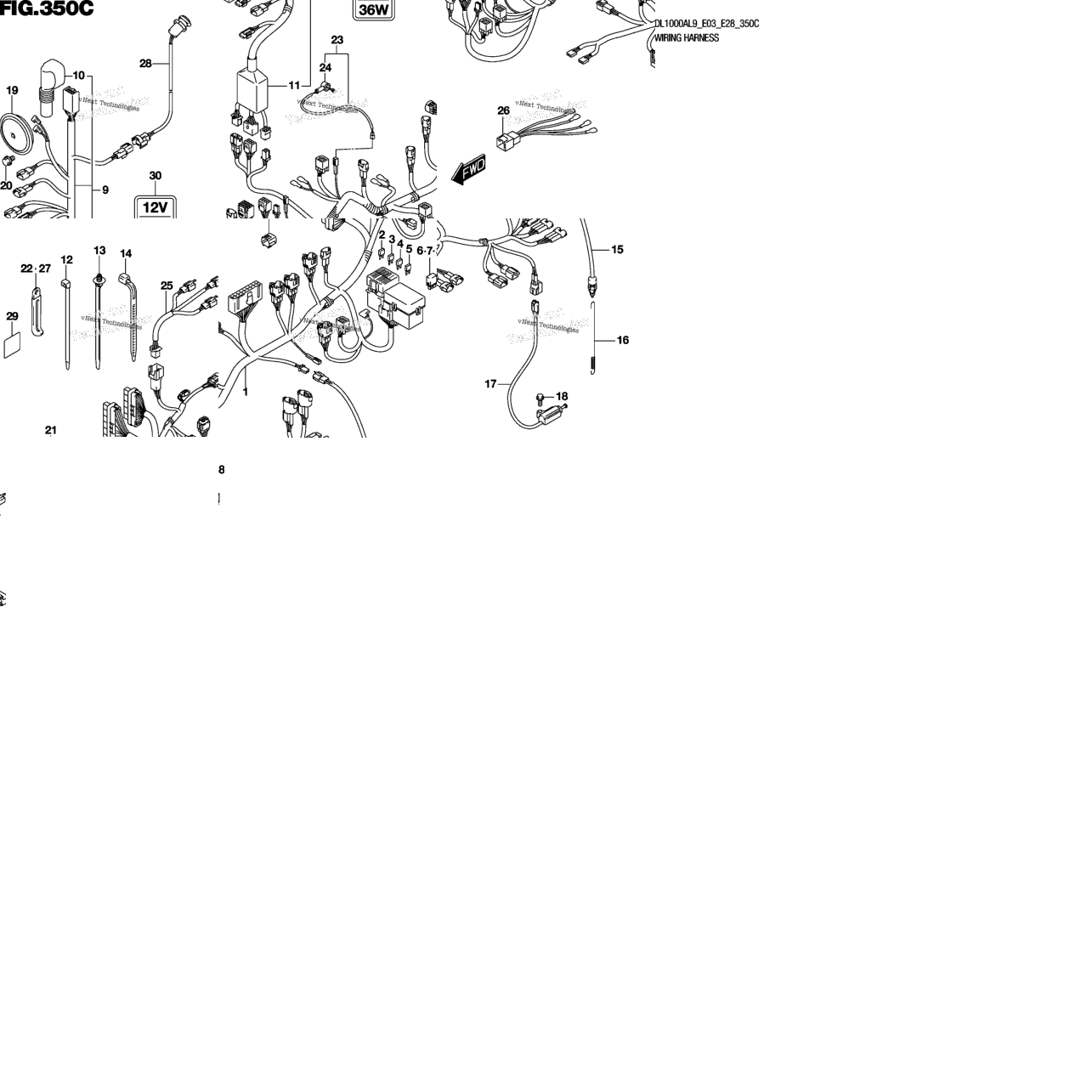 Wiring Harness (Dl1000xal9 E33)