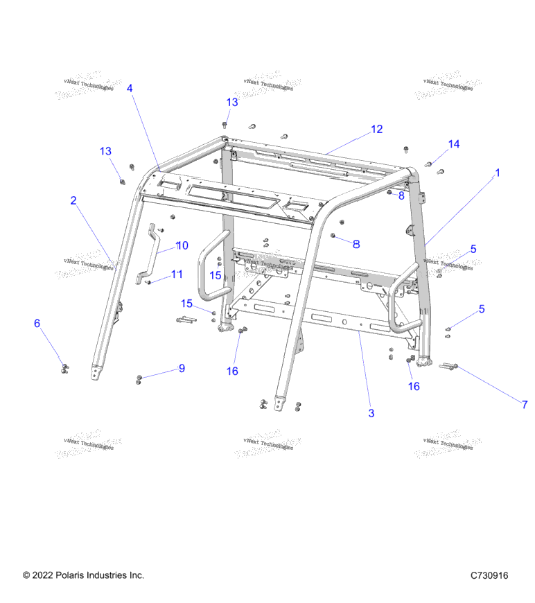 Chassis, Cab Frame