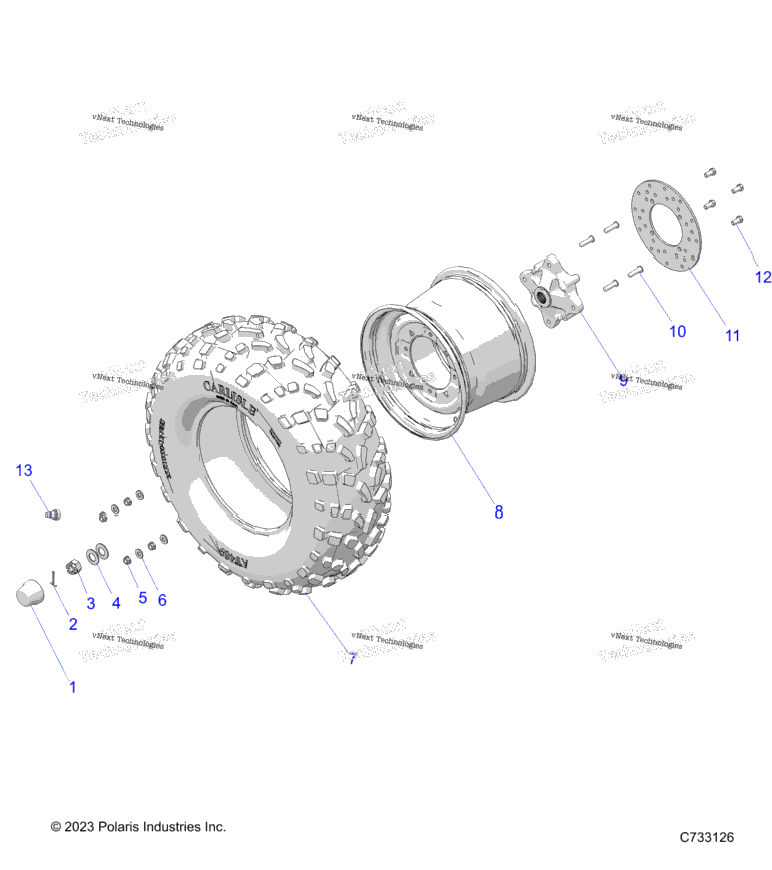 Wheels, Rear, Steel