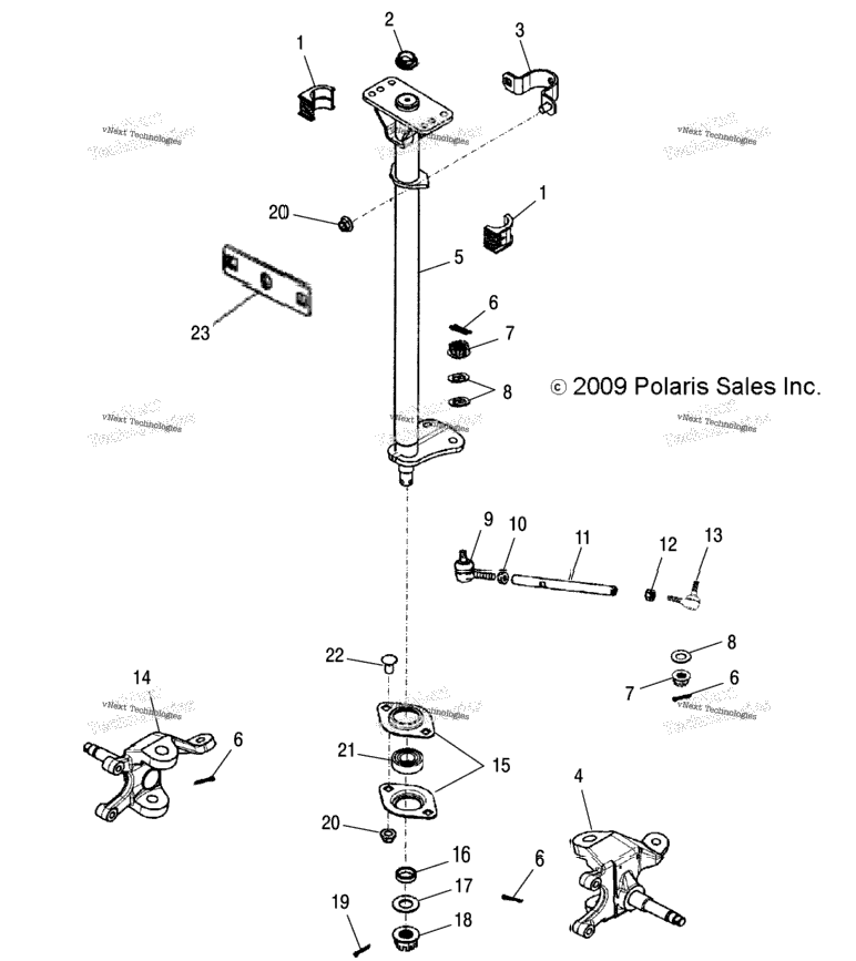 Steering, Steering Post & Tie Rods