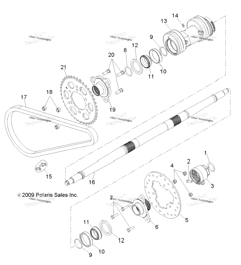 Drive Train, Rear Axle & Housing