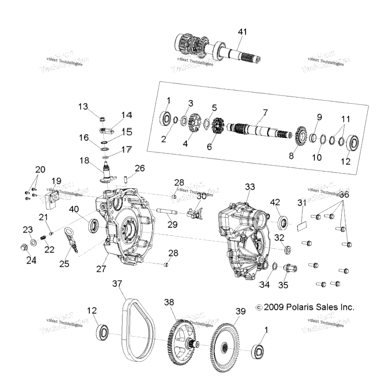 Drive Train, Main Gearcase