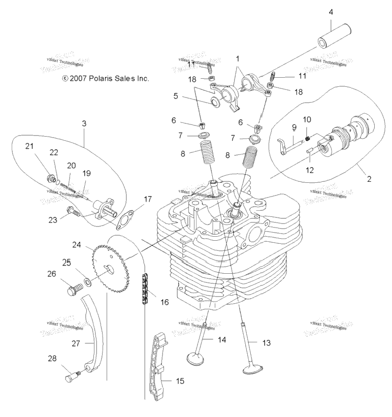 Engine, Valves & Camshaft