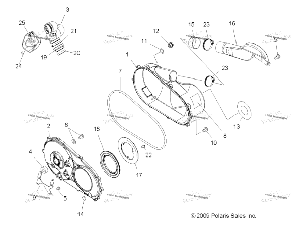 Body, Clutch Cover