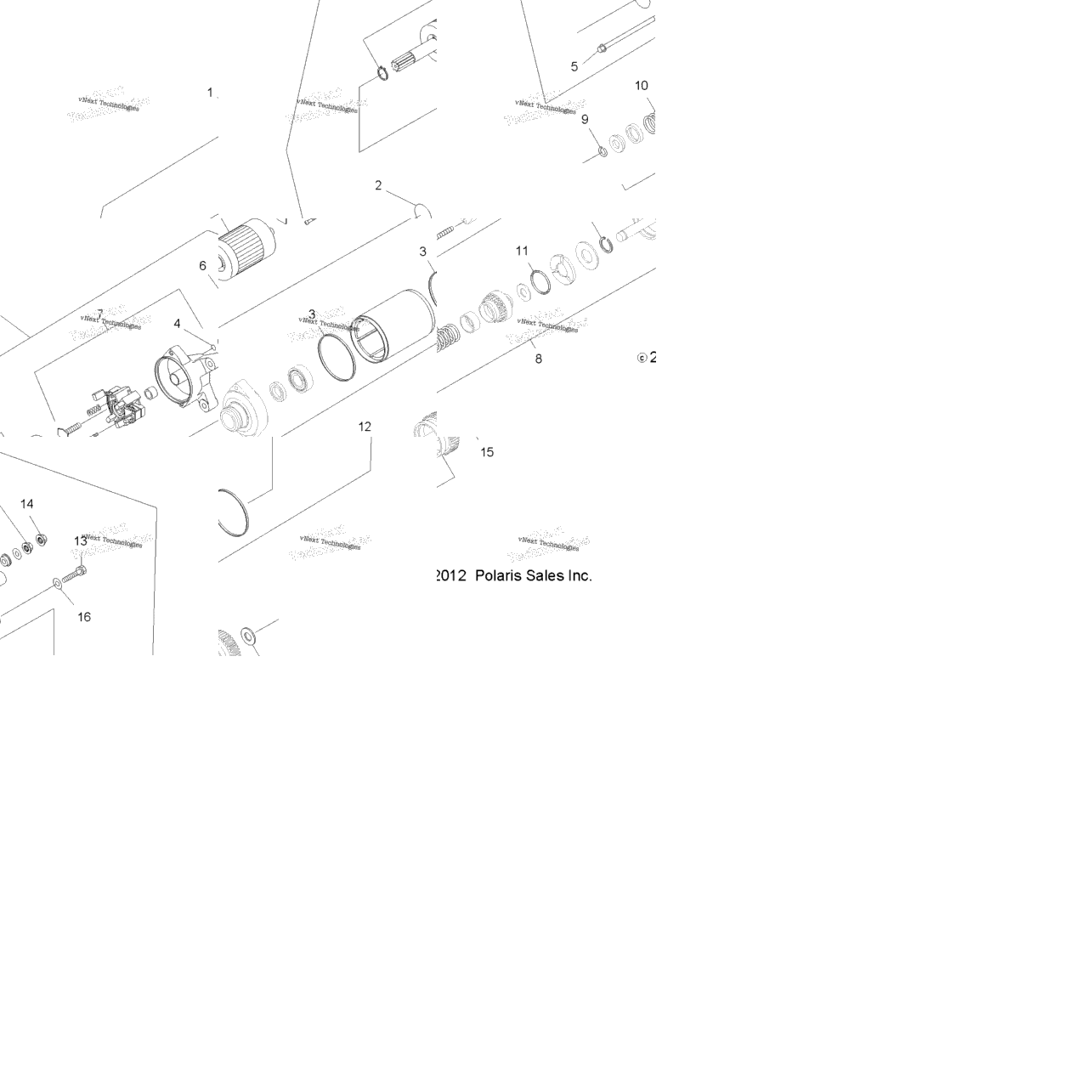 Engine, Starting System (49Atvstarter12400)