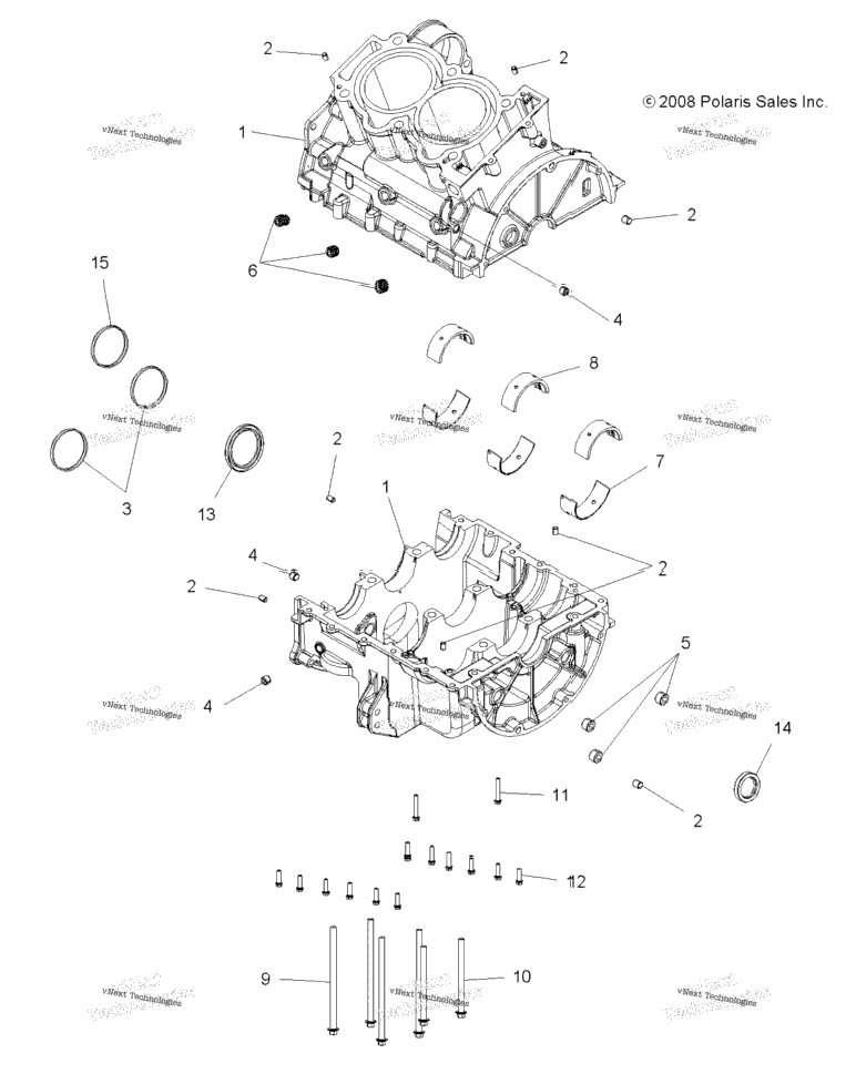 Engine, Crankcase