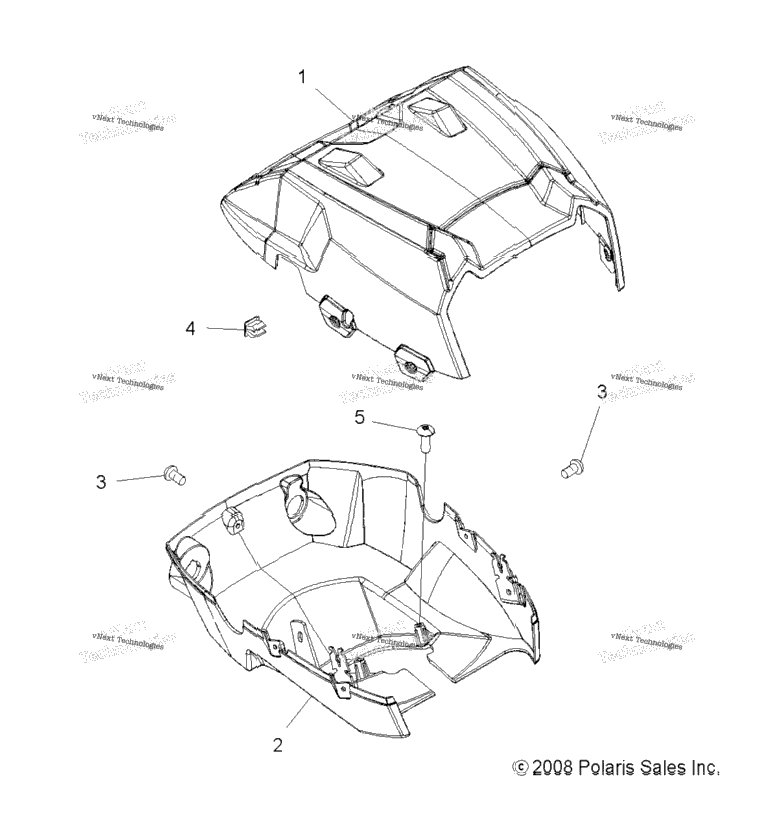 Body, Headlight Pod