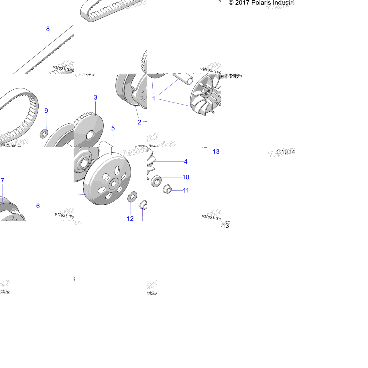Drive Train, Primary Clutch
