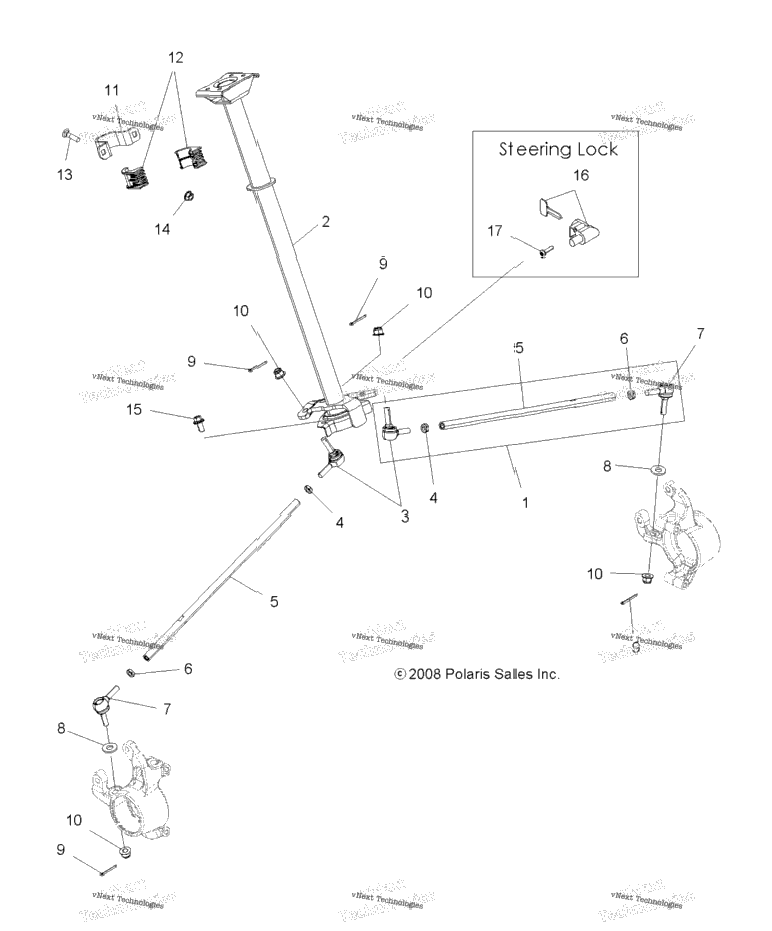Steering, Steering Post Asm