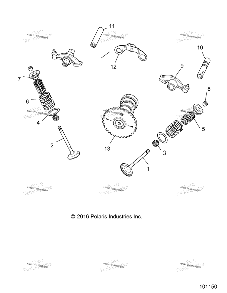 Engine, Valve Timing Mechanism