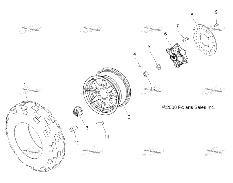 Wheels, Front A12mn50et
