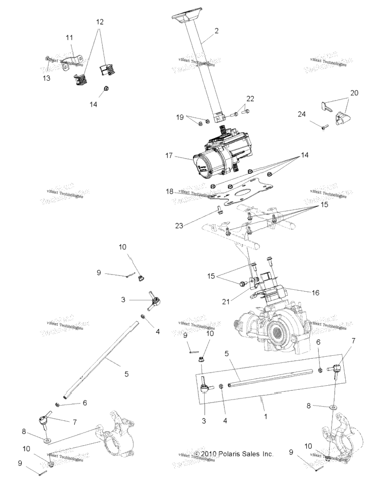 Steering, Steering Post Asm
